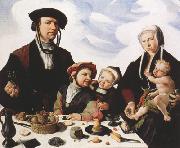 HEEMSKERCK, Maerten van Family Portrait (mk08) oil painting